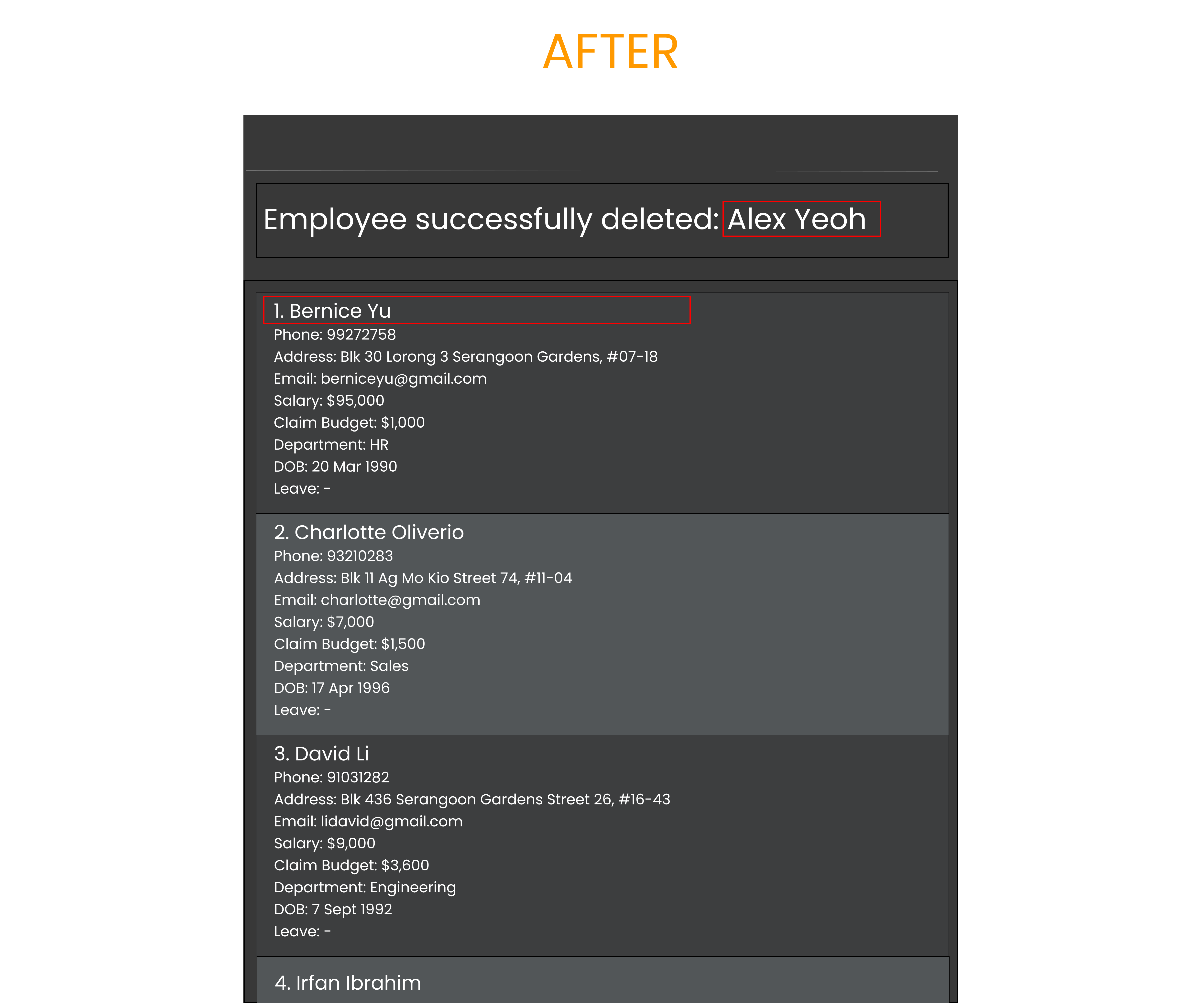 DelEmployeeBeforeAfter